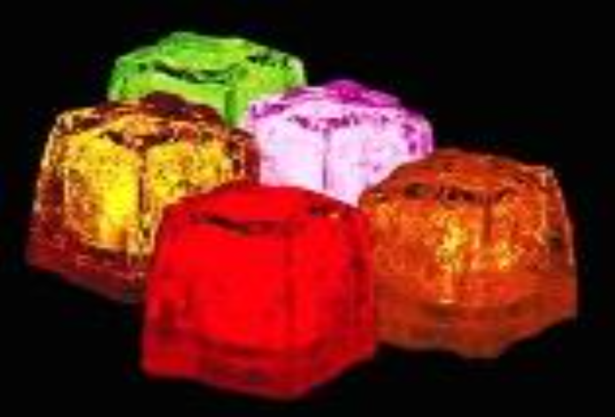Lots de glaçons lumineux LED – 150 ou 500 pcs