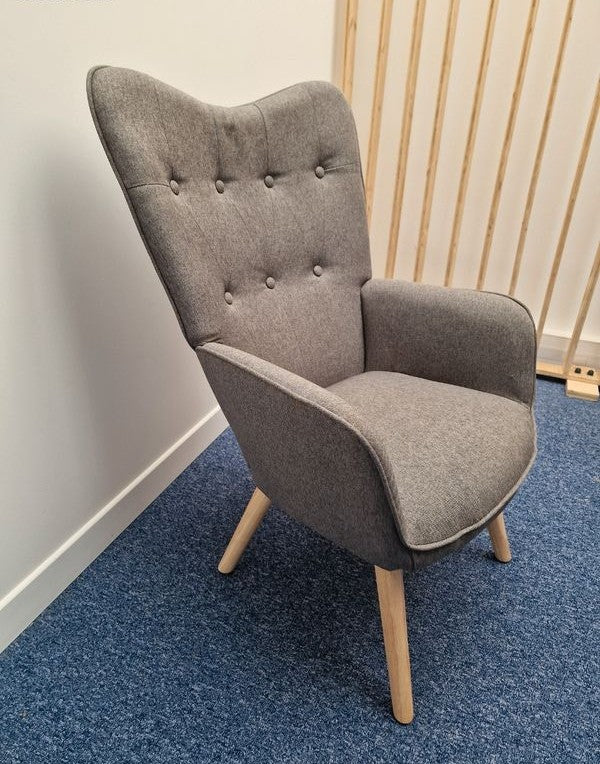 Lot de 4 Fauteuils tissu style nordique