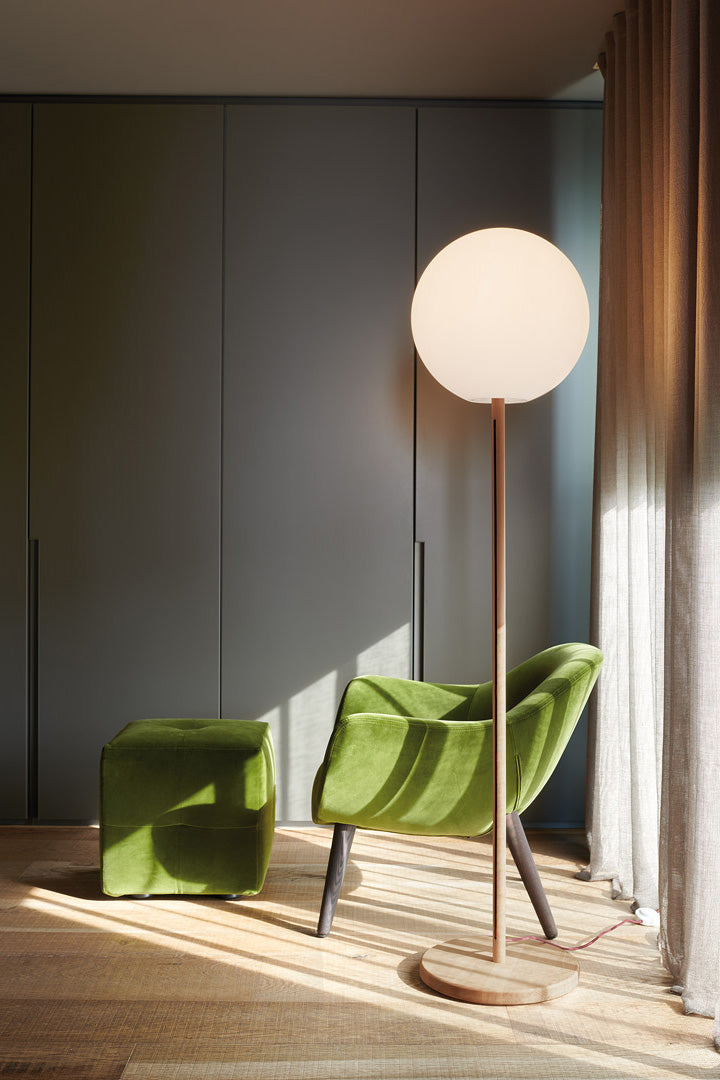 Lampadaire GLOBO WOOD
