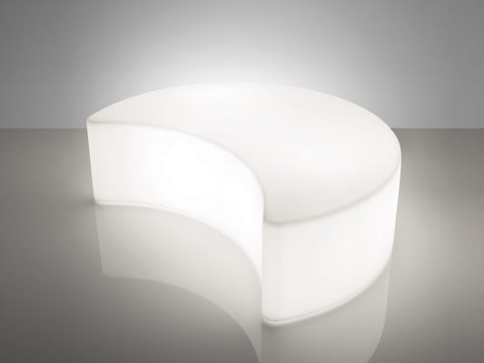 Pouf table basse lumineuse MOON Slide