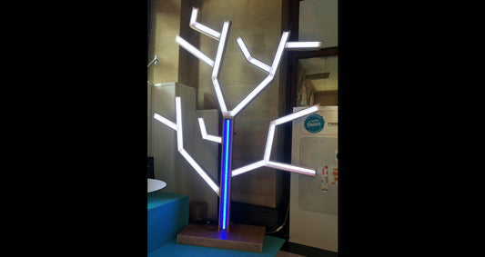 SKEUL-TREE arbre lumineux LMQSA éclairage blanc